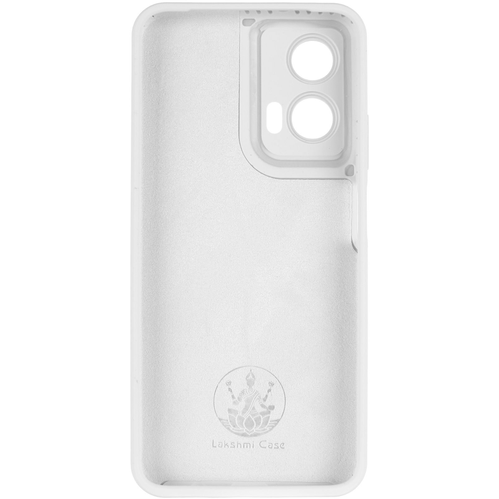 Чохол Silicone Cover Lakshmi Full Camera (AAA) для Motorola Moto G35, Білий / White 2, Силікон, купити оптом з доставкою