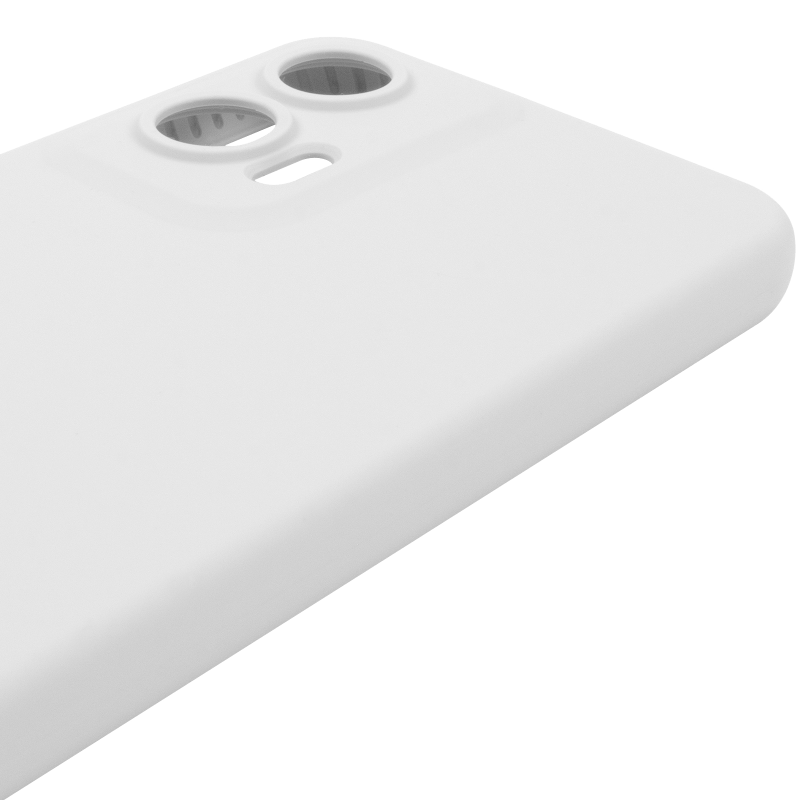 Чохол Silicone Cover Lakshmi Full Camera (AAA) для Motorola Moto G35, Білий / White 3, Силікон, купити оптом з доставкою