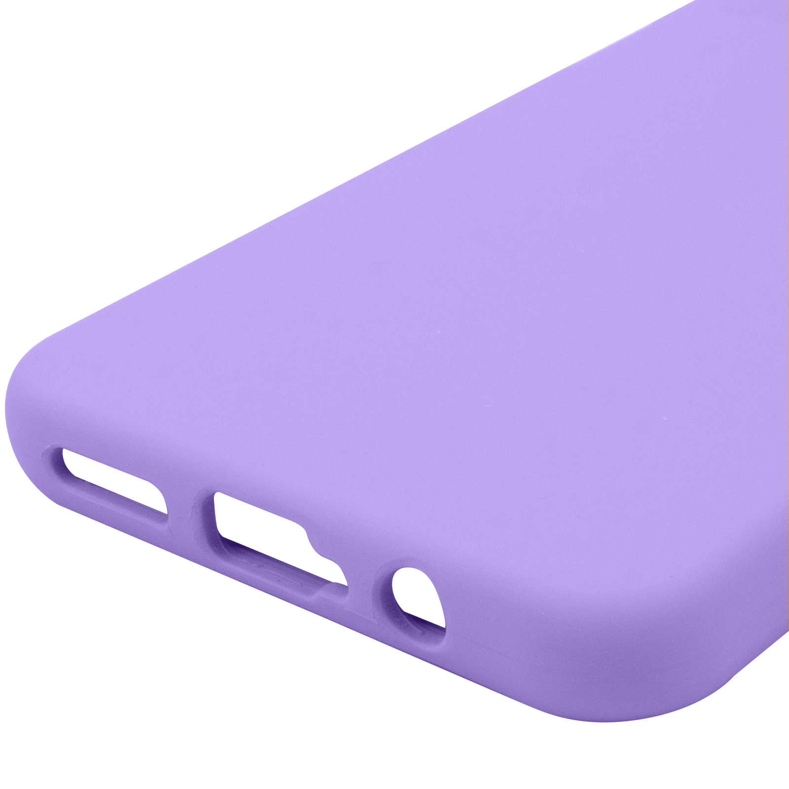 Чохол Silicone Cover Lakshmi Full Camera (AAA) для Motorola Moto G35, Бузковий / Dasheen 4, Силікон, купити оптом з доставкою