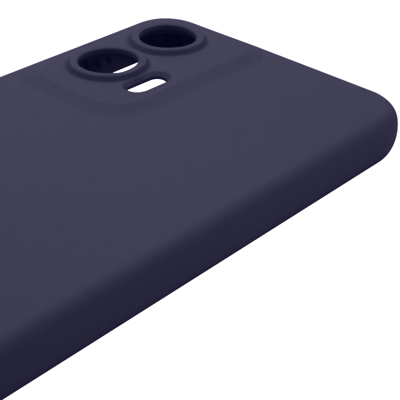 Чохол Silicone Cover Lakshmi Full Camera (AAA) для Motorola Moto G35, Темно-синій / Midnight blue 3, Силікон, купити оптом з доставкою