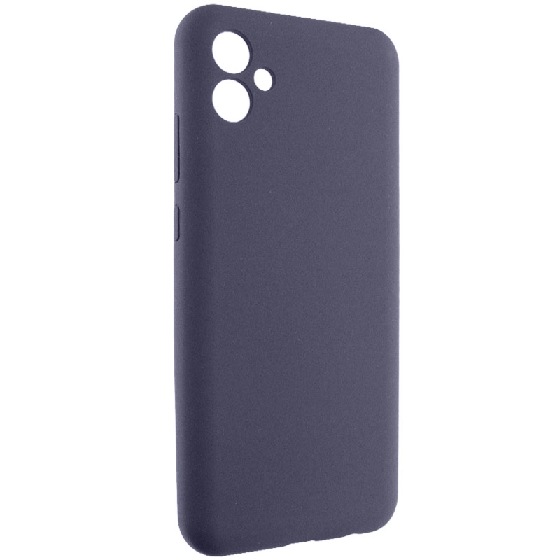 Чохол Silicone Cover Lakshmi Full Camera (AAA) для Samsung Galaxy A08 / A07 4G, Сірий / Dark Gray, Силікон, купити оптом з доставкою