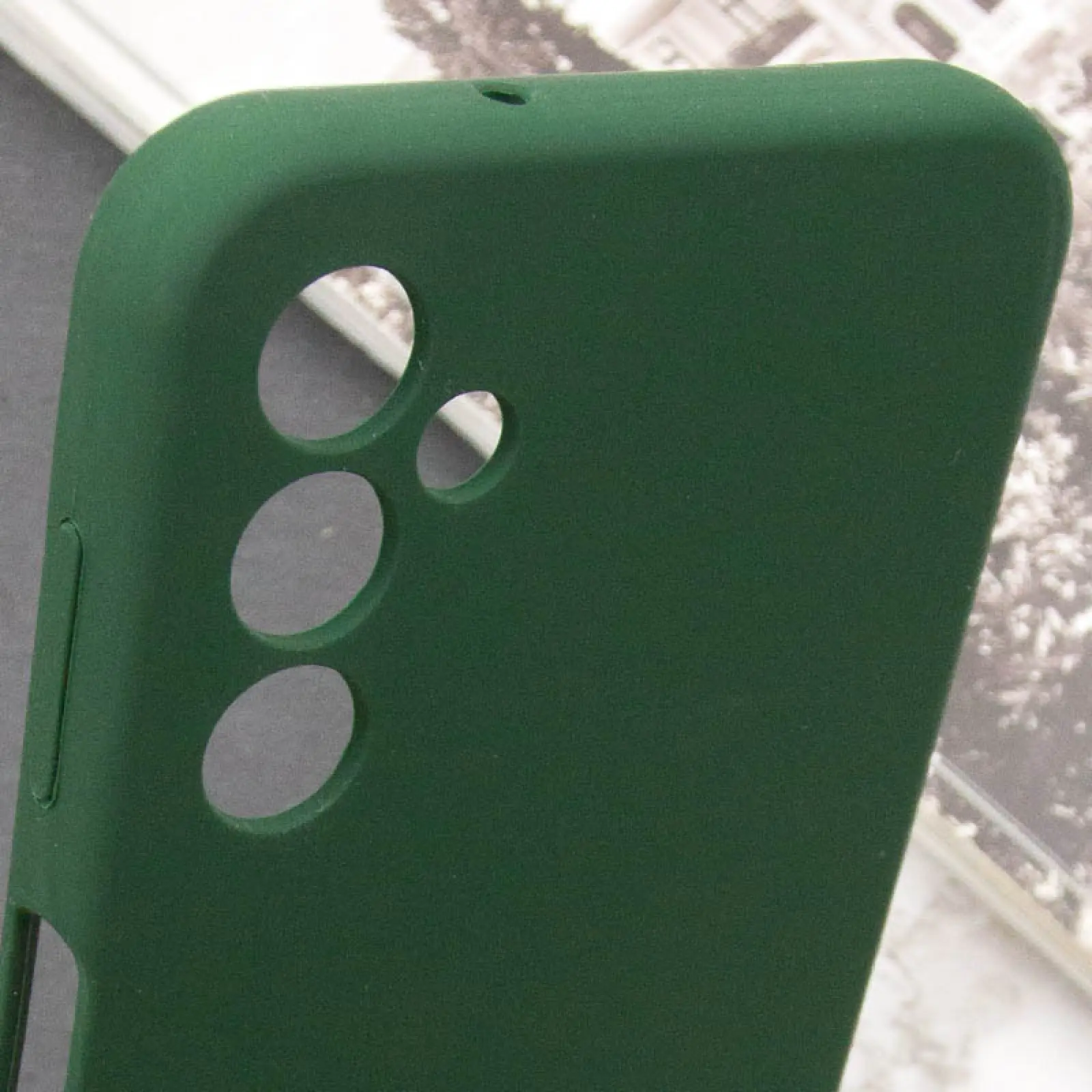 Чехол Silicone Cover Lakshmi Full Camera (AAA) для Samsung Galaxy A17 4G/5G, Зеленый / Cyprus Green 5, Силикон, купить оптом с доставкой