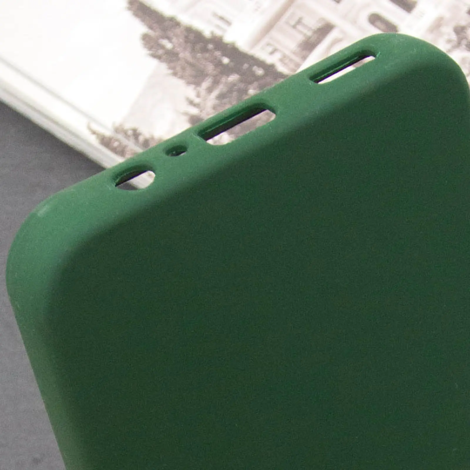 Чехол Silicone Cover Lakshmi Full Camera (AAA) для Samsung Galaxy A17 4G/5G, Зеленый / Cyprus Green 6, Силикон, купить оптом с доставкой