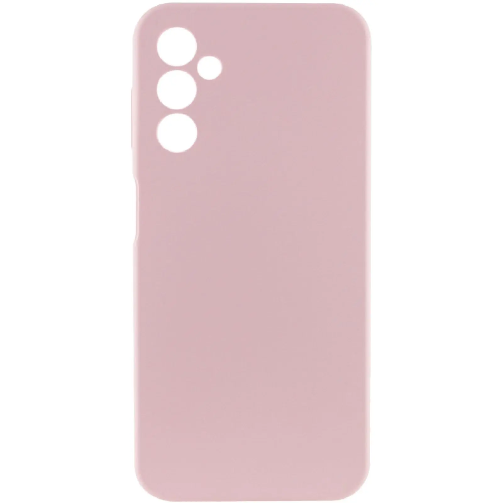 Чехол Silicone Cover Lakshmi Full Camera (AAA) для Samsung Galaxy A17 4G/5G, Розовый / Pink Sand, Силикон, купить оптом с доставкой