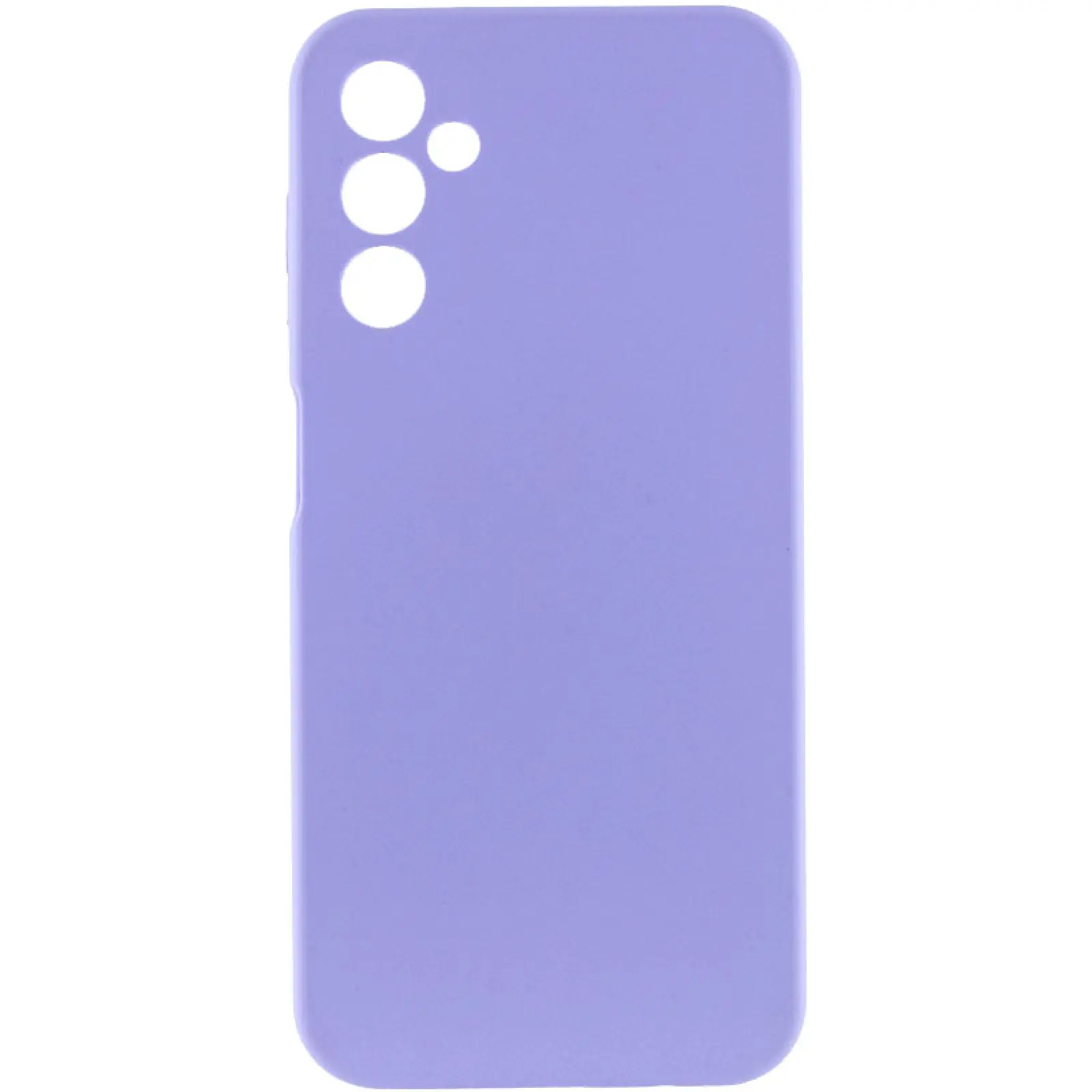 Чехол Silicone Cover Lakshmi Full Camera (AAA) для Samsung Galaxy A17 4G/5G, Сиреневый / Dasheen, Силикон, купить оптом с доставкой