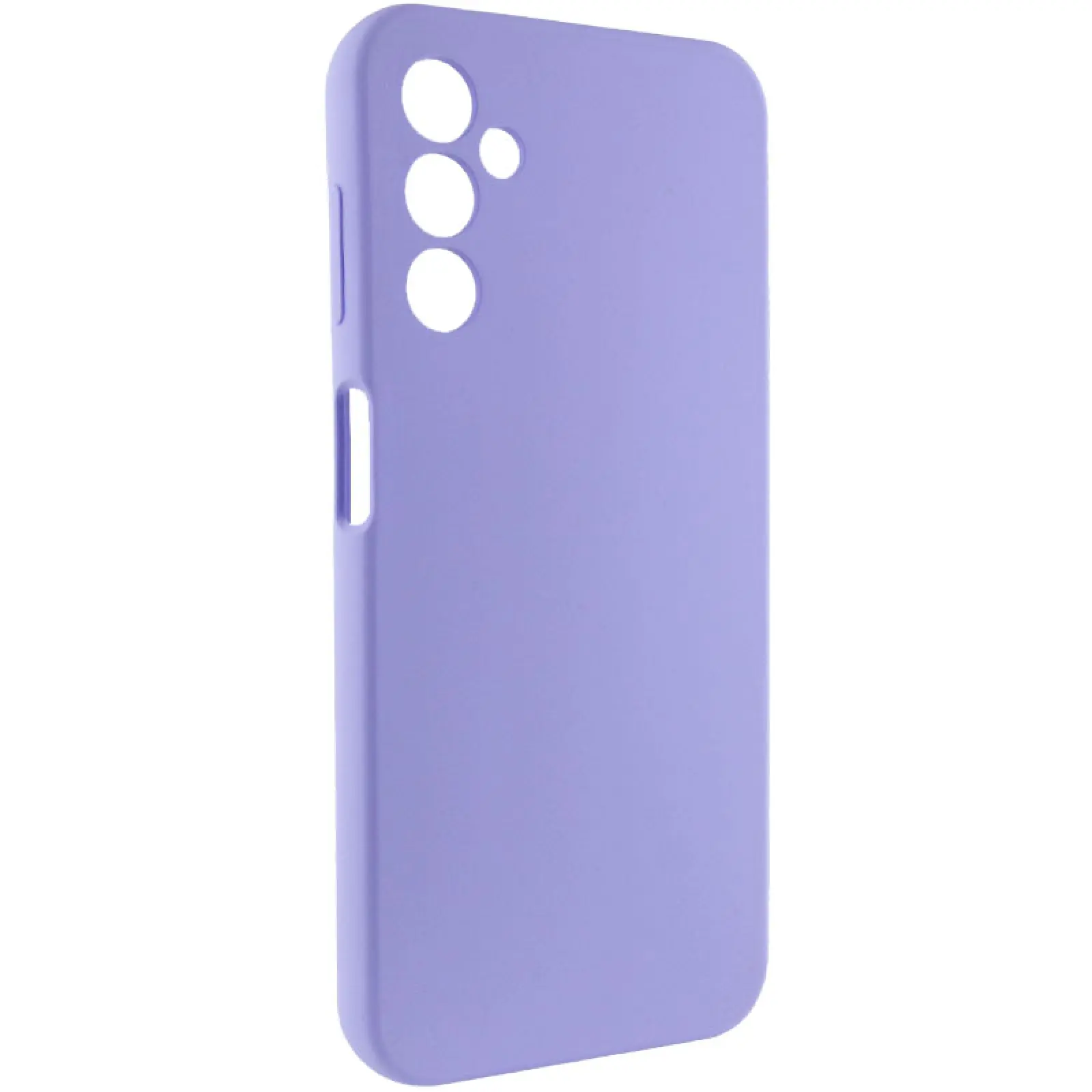 Чехол Silicone Cover Lakshmi Full Camera (AAA) для Samsung Galaxy A17 4G/5G, Сиреневый / Dasheen 1, Силикон, купить оптом с доставкой