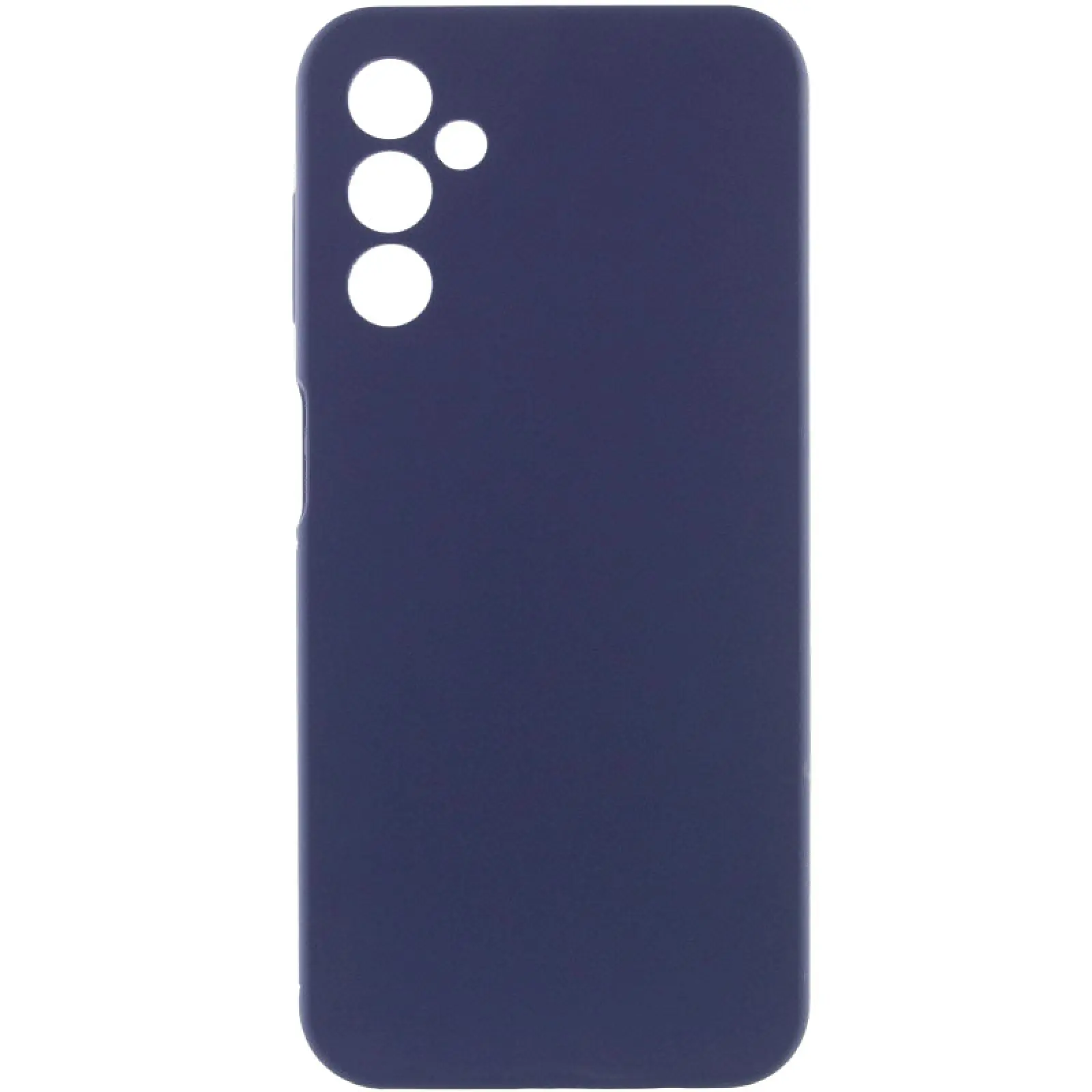 Чехол Silicone Cover Lakshmi Full Camera (AAA) для Samsung Galaxy A17 4G/5G, Темно-синий / Midnight blue, Силикон, купить оптом с доставкой