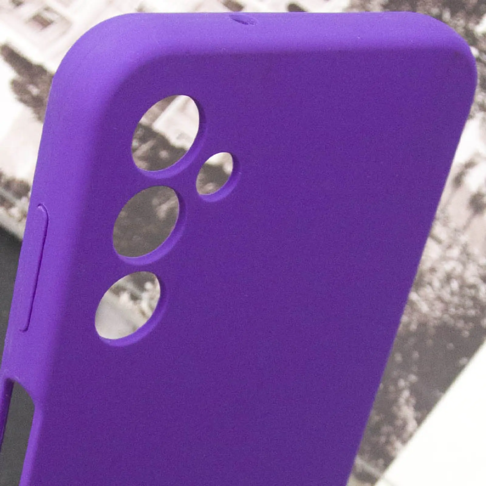 Чехол Silicone Cover Lakshmi Full Camera (AAA) для Samsung Galaxy A17 4G/5G, Фиолетовый / Amethyst 5, Силикон, купить оптом с доставкой