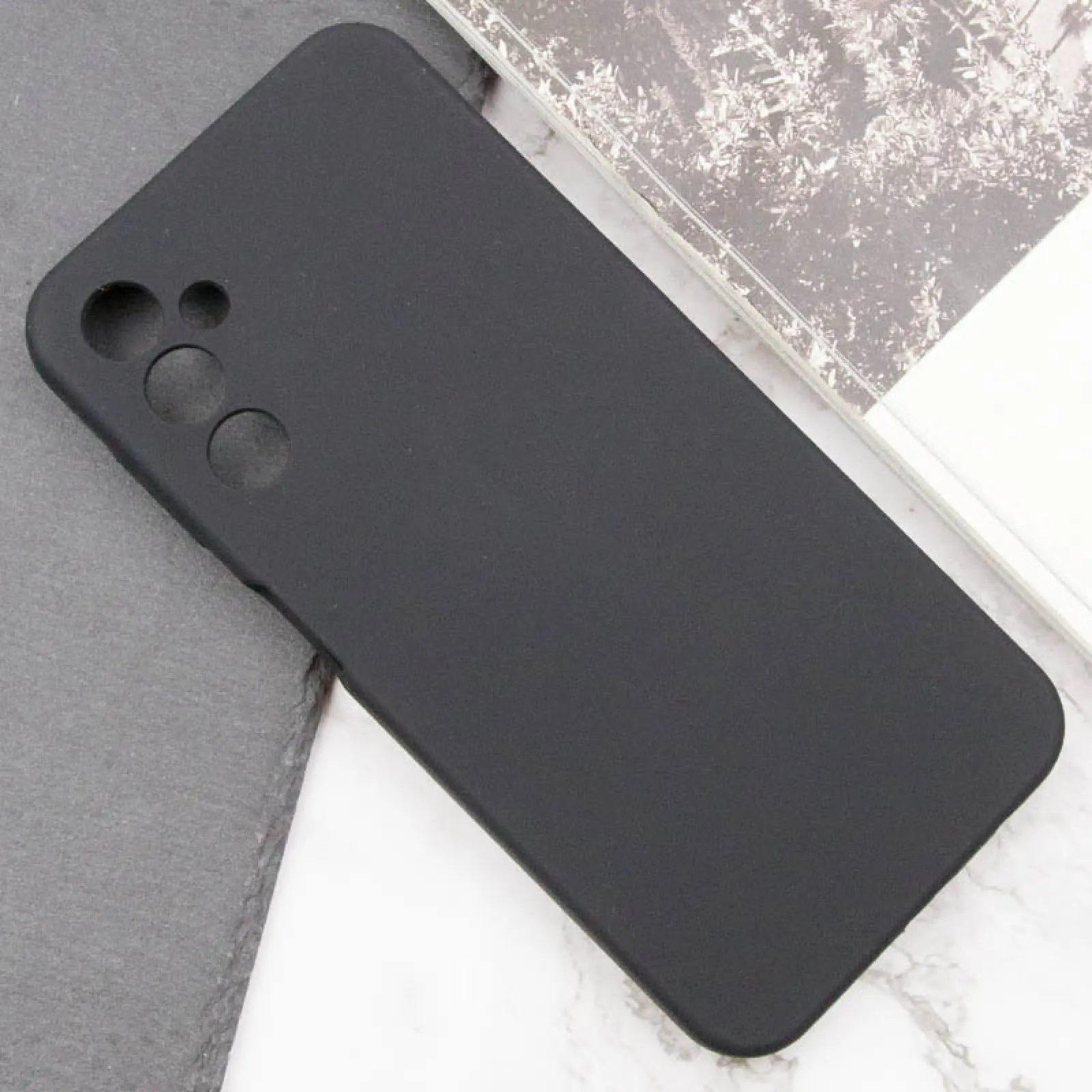 Чехол Silicone Cover Lakshmi Full Camera (AAA) для Samsung Galaxy A17 4G/5G, Черный / Black 4, Силикон, купить оптом с доставкой