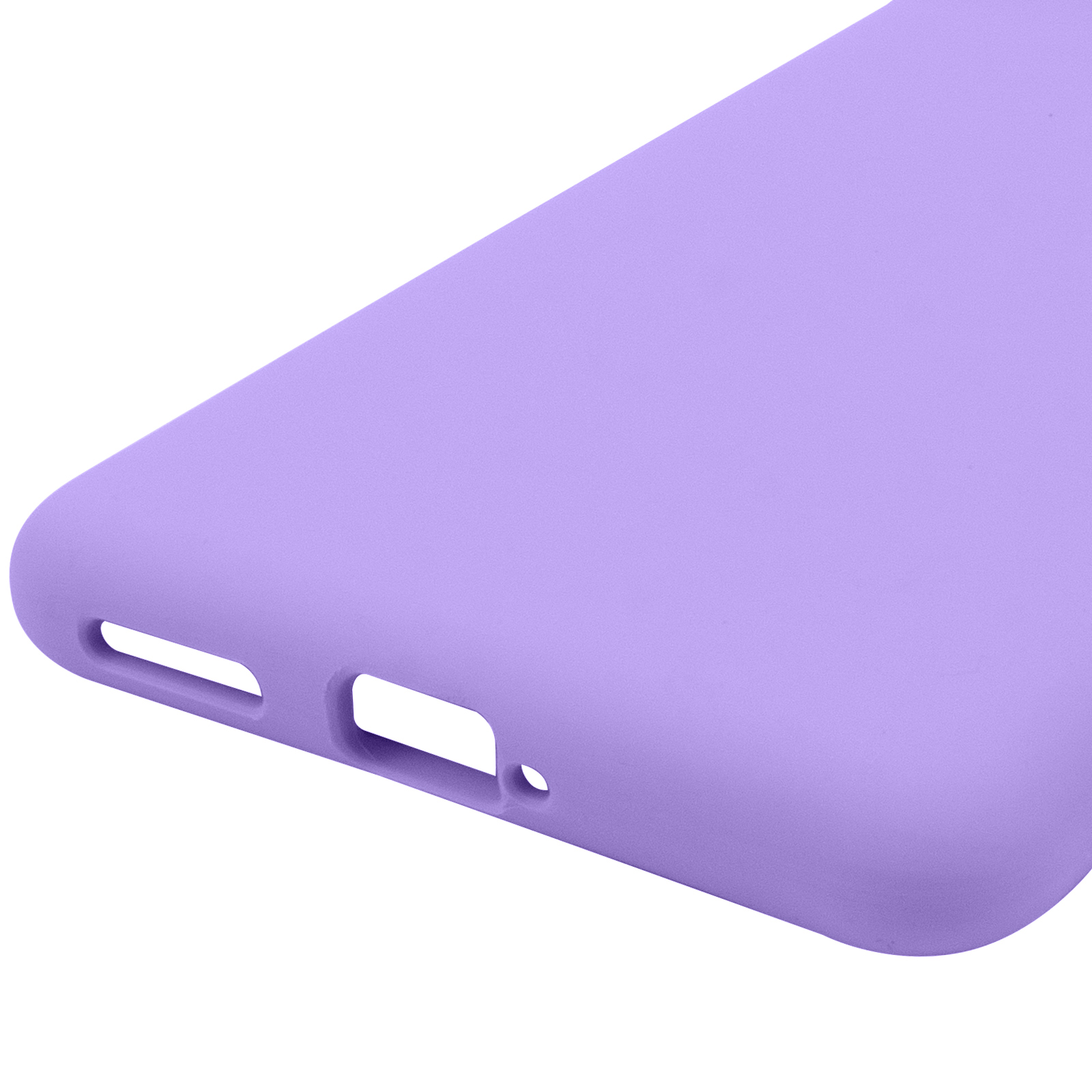 Чохол Silicone Cover Lakshmi Full Camera (AAA) для Motorola Edge 60 / Edge 60 Fusion, Бузковий / Dasheen 4, Силікон, купити оптом з доставкою