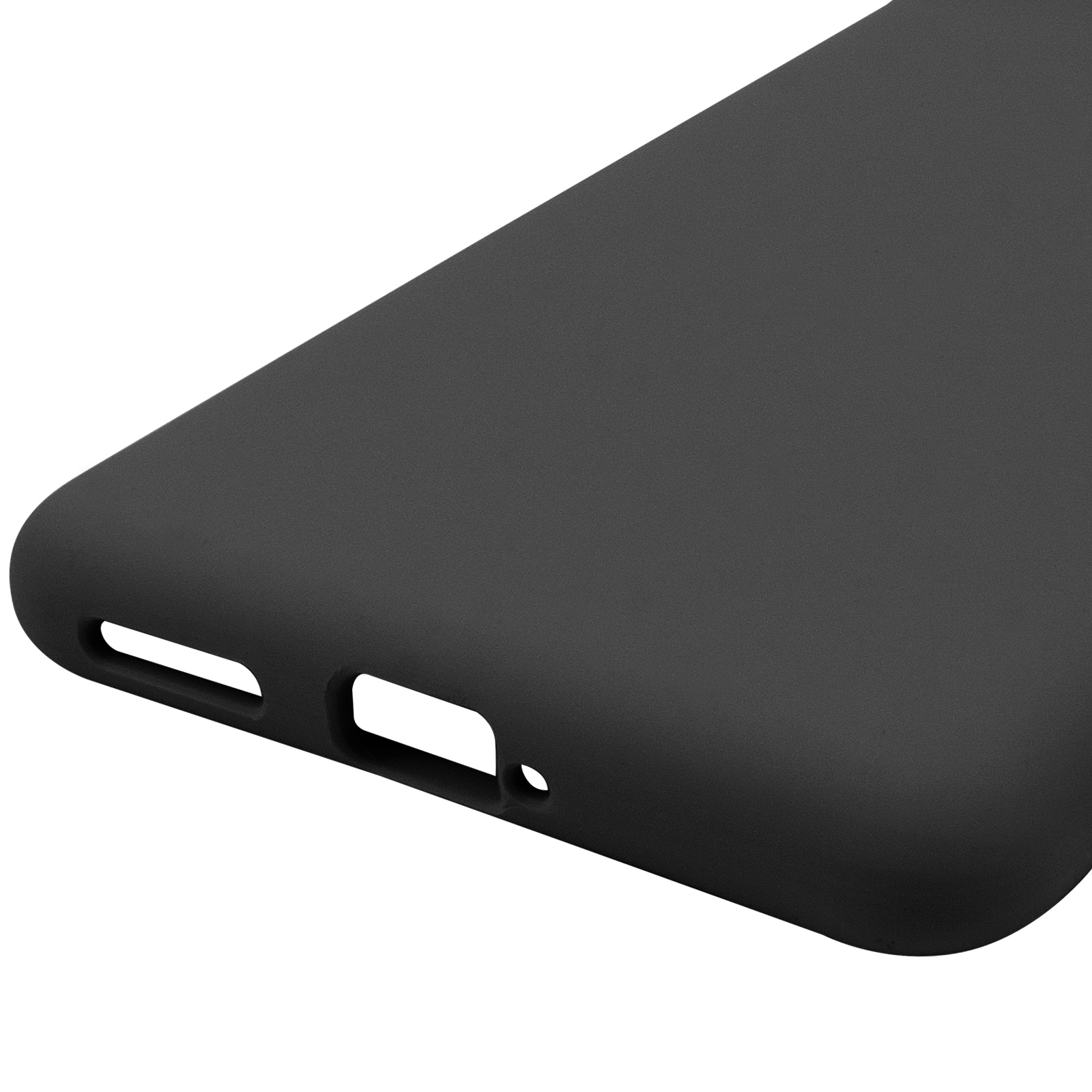 Чохол Silicone Cover Lakshmi Full Camera (AAA) для Motorola Edge 60 / Edge 60 Fusion, Чорний / Black 5, Силікон, купити оптом з доставкою