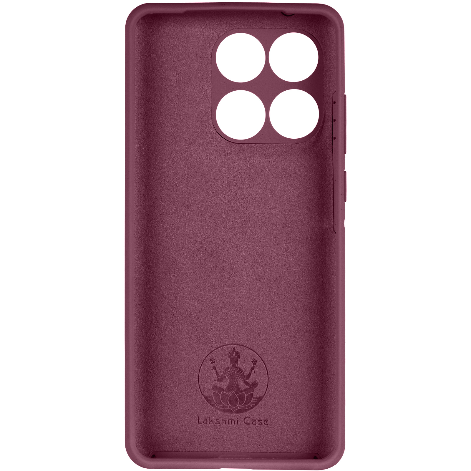 Чохол Silicone Cover Lakshmi Full Camera (AAA) для Motorola Edge 60 / Edge 60 Fusion, Бордовий / Plum 2, Силікон, купити оптом з доставкою
