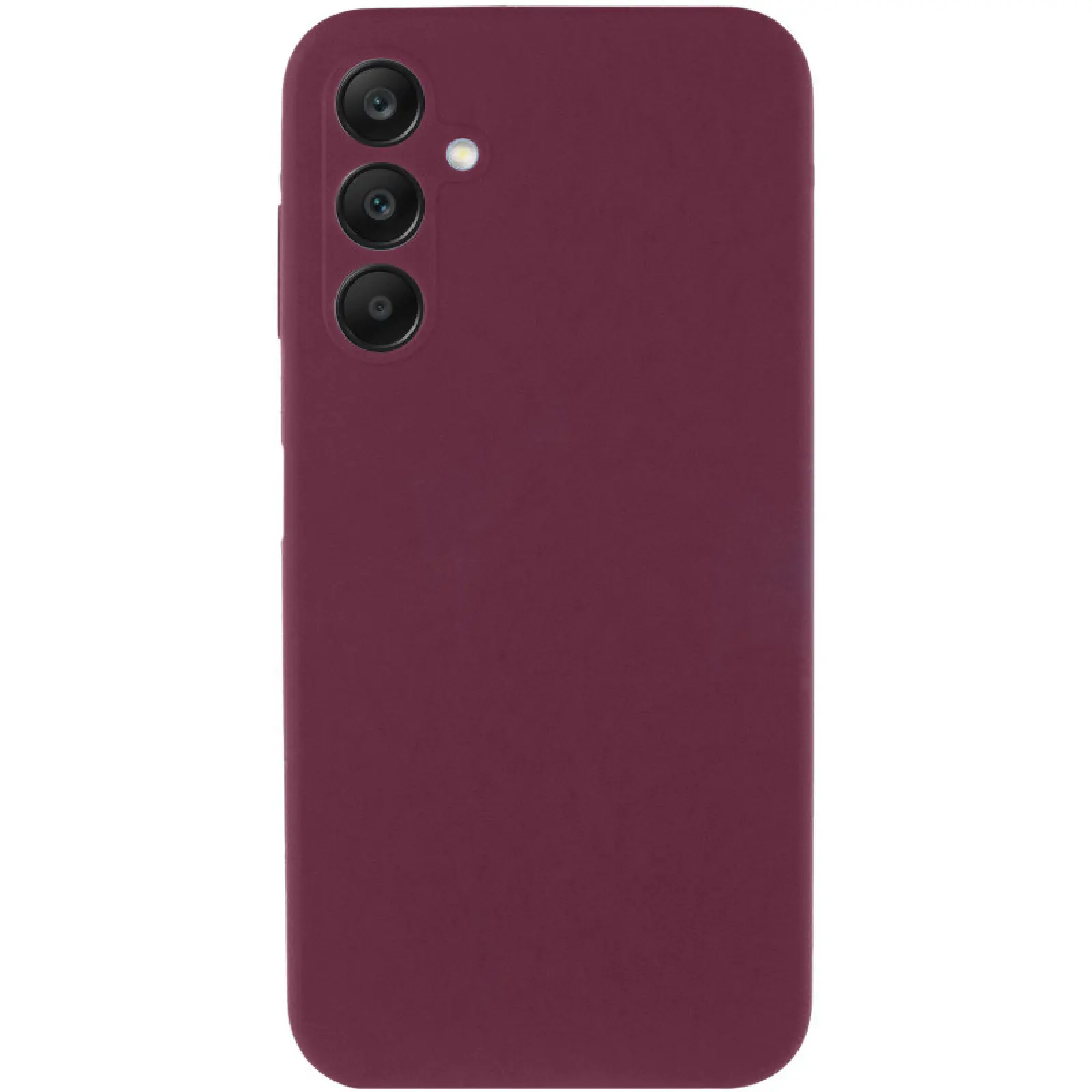 Чохол Silicone Cover Lakshmi Full Camera (AAA) для Samsung Galaxy A37 5G, Бордовий / Plum, Силікон, купити оптом з доставкою