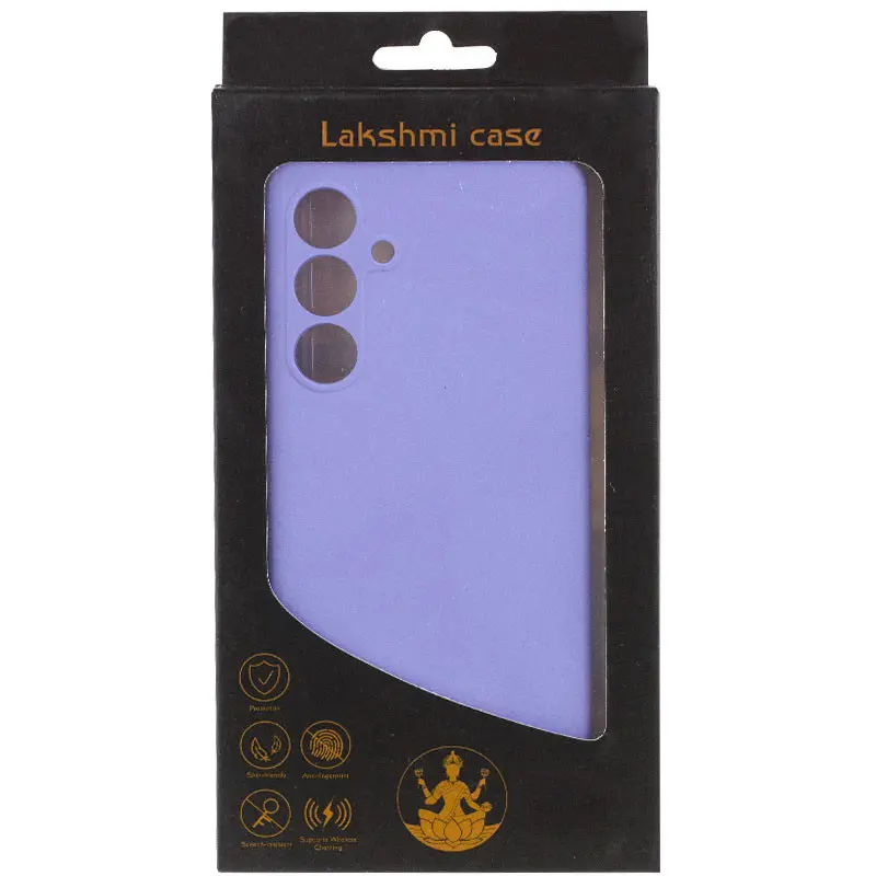 Чехол Silicone Cover Lakshmi Full Camera (AAA) для Samsung Galaxy A37 5G, Сиреневый / Dasheen 3, Силикон, купить оптом с доставкой