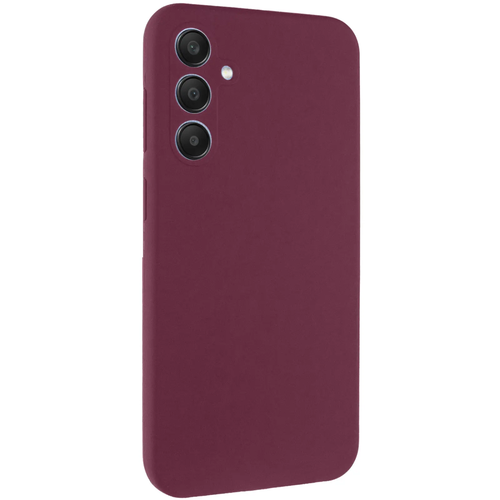 Чехол Silicone Cover Lakshmi Full Camera (AAA) для Samsung Galaxy A57 5G, Бордовый / Plum, Силикон, купить оптом с доставкой