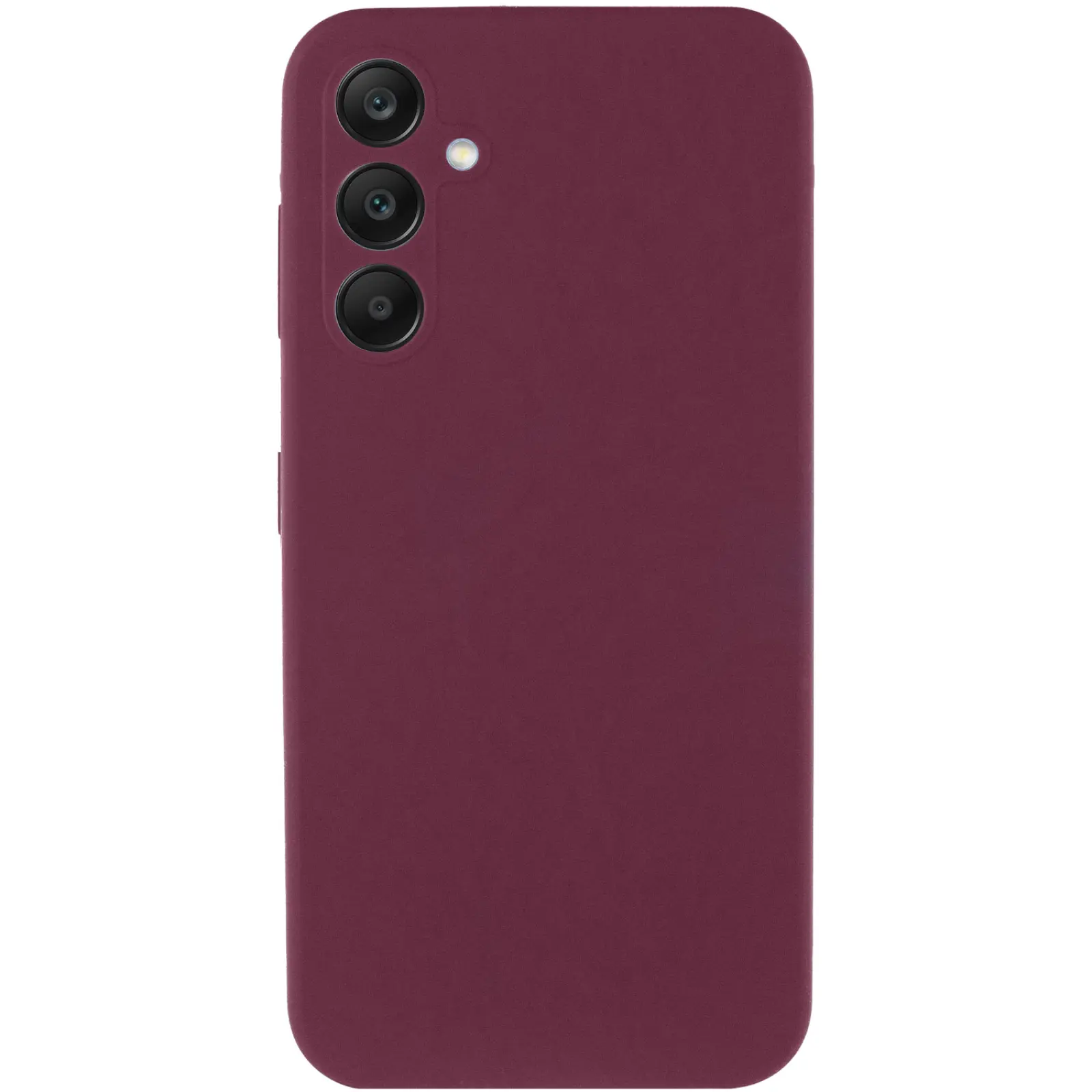 Чехол Silicone Cover Lakshmi Full Camera (AAA) для Samsung Galaxy A57 5G, Бордовый / Plum 1, Силикон, купить оптом с доставкой