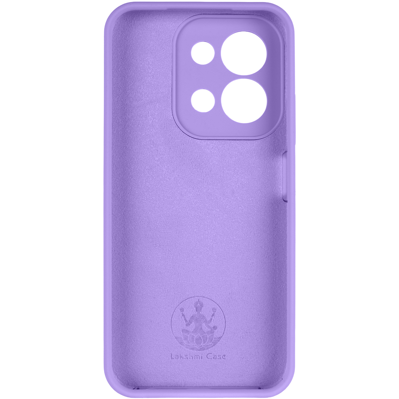 Чохол Silicone Cover Lakshmi Full Camera (AAA) для Xiaomi Redmi 15C (EU), Бузковий / Dasheen 2, Силікон, купити оптом з доставкою