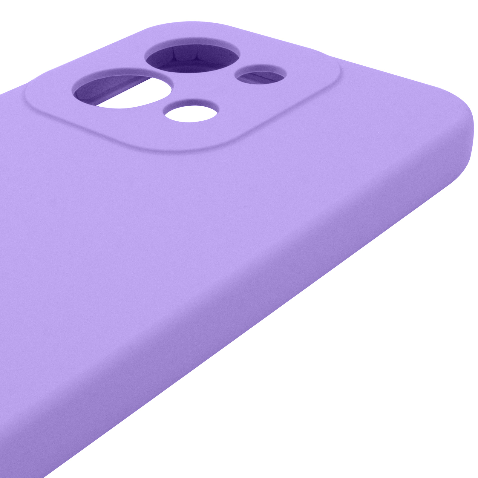 Чохол Silicone Cover Lakshmi Full Camera (AAA) для Xiaomi Redmi 15C (EU), Бузковий / Dasheen 3, Силікон, купити оптом з доставкою