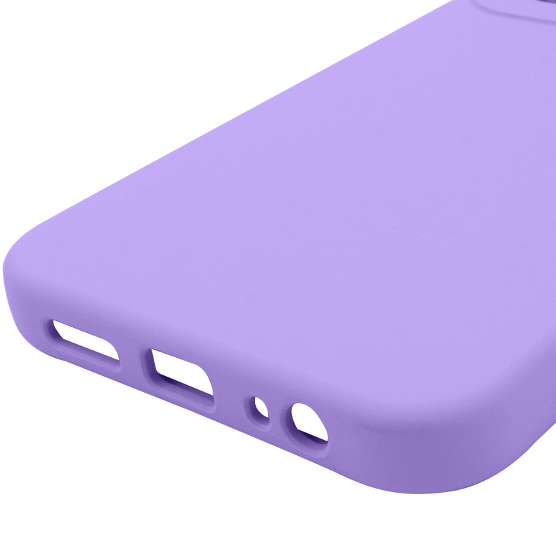 Чохол Silicone Cover Lakshmi Full Camera (AAA) для Xiaomi Redmi 15C (EU), Бузковий / Dasheen 4, Силікон, купити оптом з доставкою