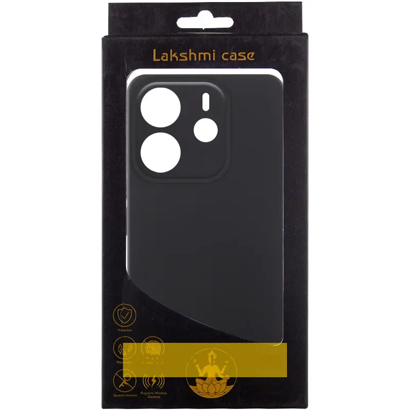 Чехол Silicone Cover Lakshmi Full Camera (AAA) для Xiaomi Redmi 15C (EU), Черный / Black 1, Силикон, купить оптом с доставкой