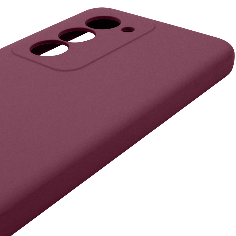 Чохол Silicone Cover Lakshmi Full Camera (AAA) для Xiaomi Redmi 15 (EU), Бордовий / Plum 3, Силікон, купити оптом з доставкою