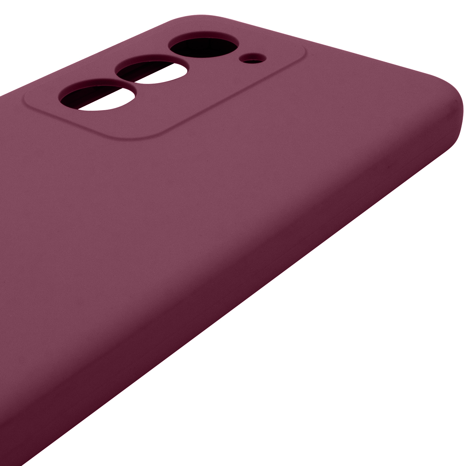 Чохол Silicone Cover Lakshmi Full Camera (AAA) для Xiaomi Redmi 15 (EU), Бордовий / Plum 3, Силікон, купити оптом з доставкою