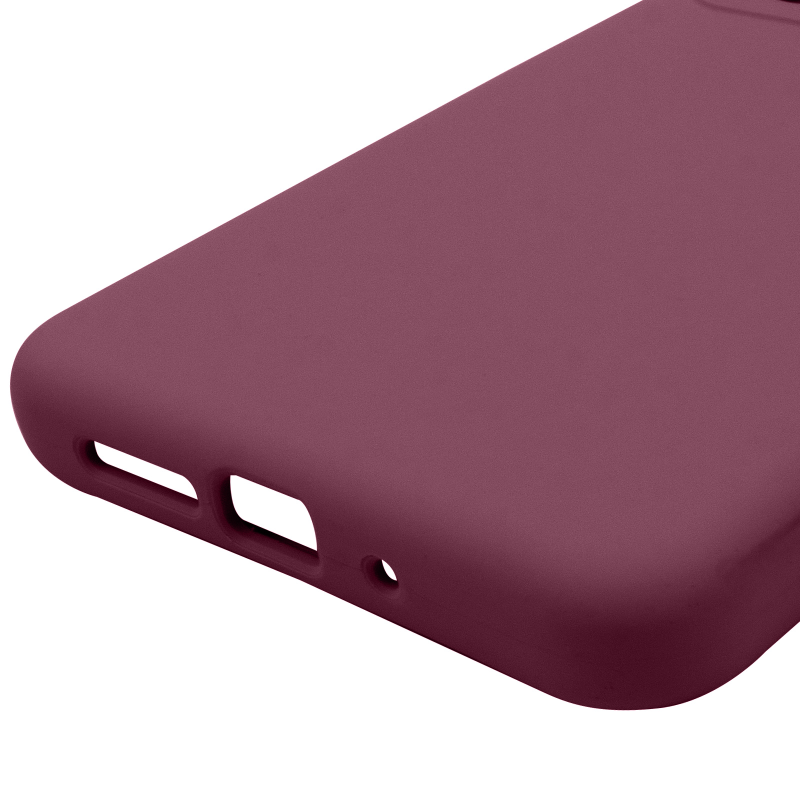 Чохол Silicone Cover Lakshmi Full Camera (AAA) для Xiaomi Redmi 15 (EU), Бордовий / Plum 4, Силікон, купити оптом з доставкою