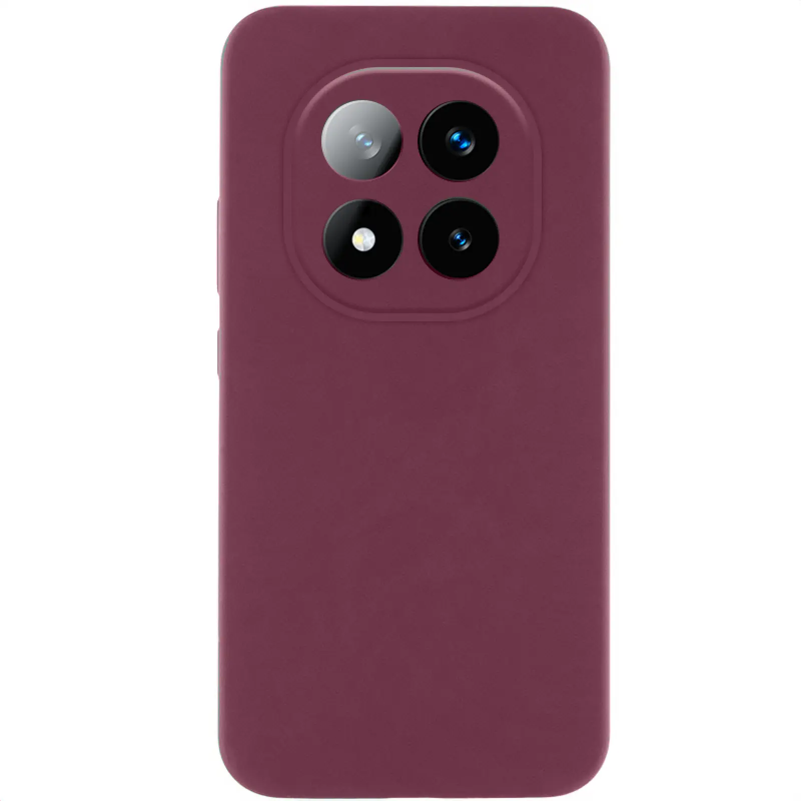 Чохол Silicone Cover Lakshmi Full Camera (AAA) для Xiaomi Redmi Note 15 Pro 5G, Бордовий / Plum, Силікон, купити оптом з доставкою