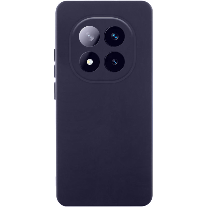 Чехол Silicone Cover Lakshmi Full Camera (AAA) для Xiaomi Redmi Note 15 Pro 5G, Серый / Dark Gray, Силикон, купить оптом с доставкой