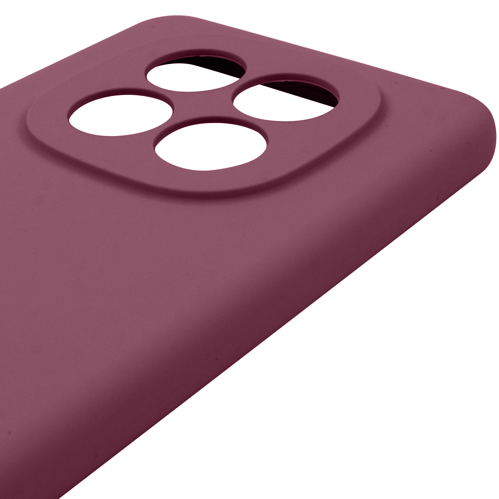 Чохол Silicone Cover Lakshmi Full Camera (AAA) для Xiaomi Redmi Note 15 Pro+ 5G, Бордовий / Plum 3, Силікон, купити оптом з доставкою