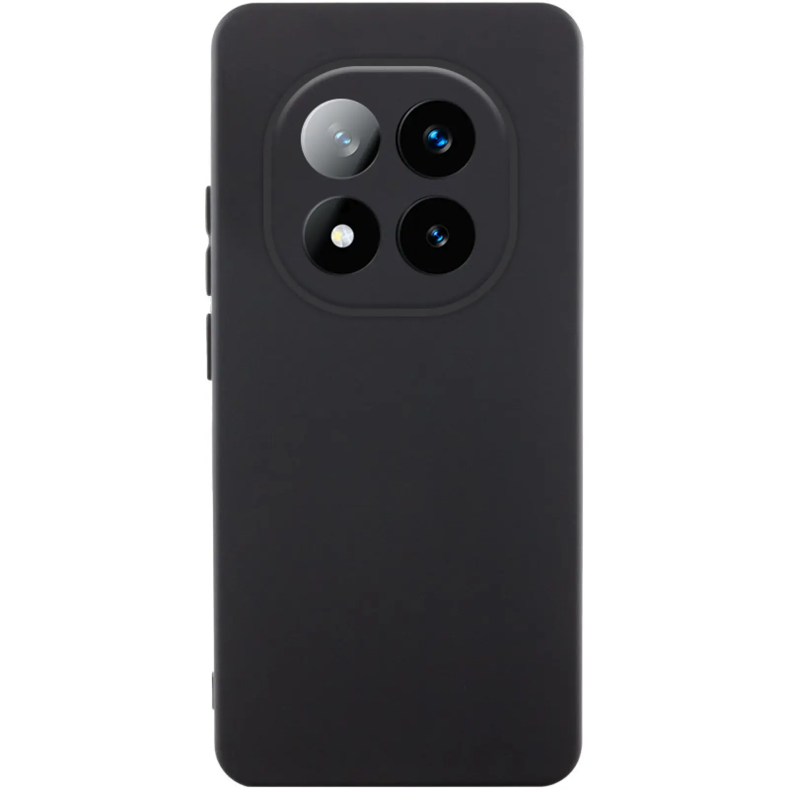Чехол Silicone Cover Lakshmi Full Camera (AAA) для Xiaomi Redmi Note 15 Pro+ 5G, Черный / Black, Силикон, купить оптом с доставкой