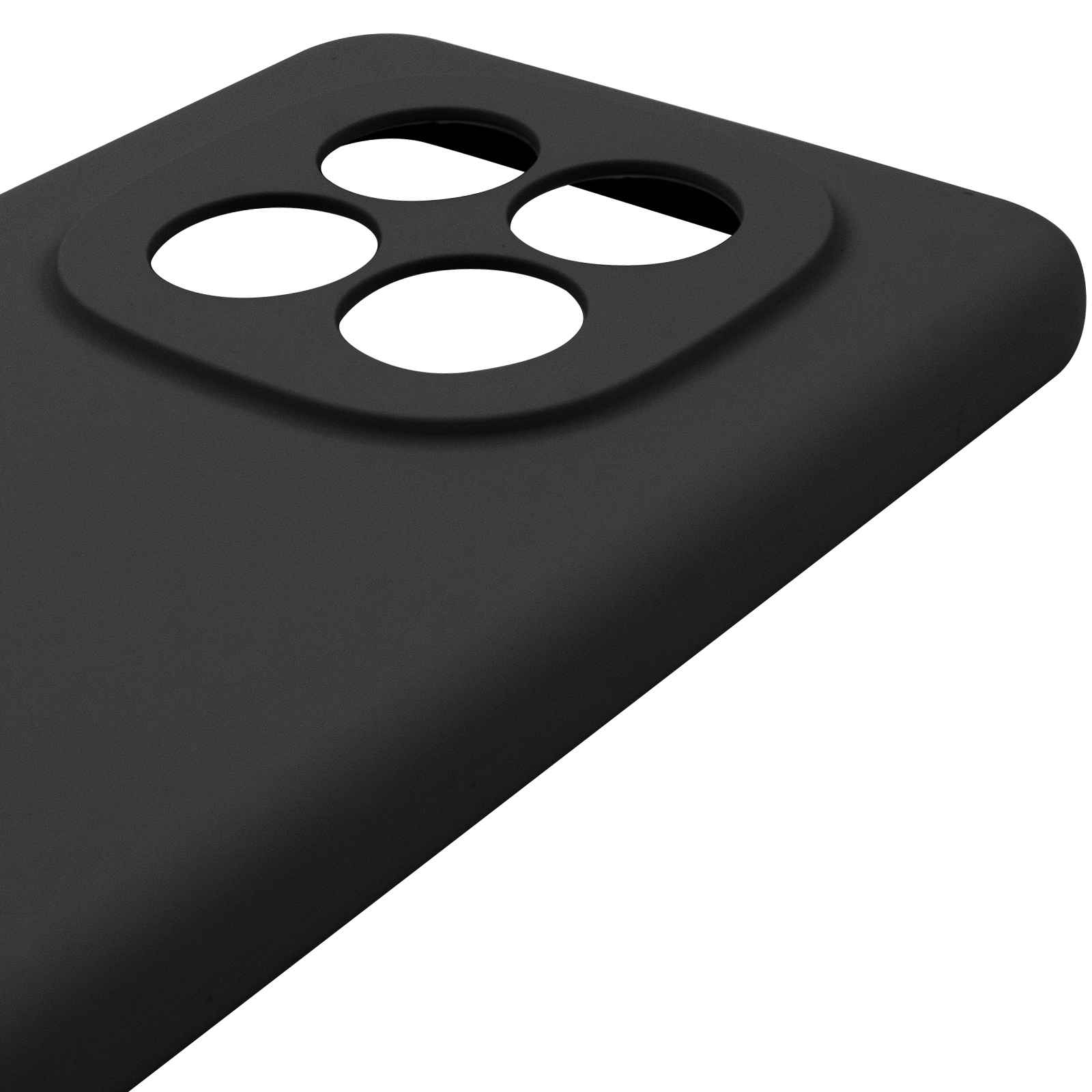 Чохол Silicone Cover Lakshmi Full Camera (AAA) для Xiaomi Redmi Note 15 Pro+ 5G, Чорний / Black 4, Силікон, купити оптом з доставкою
