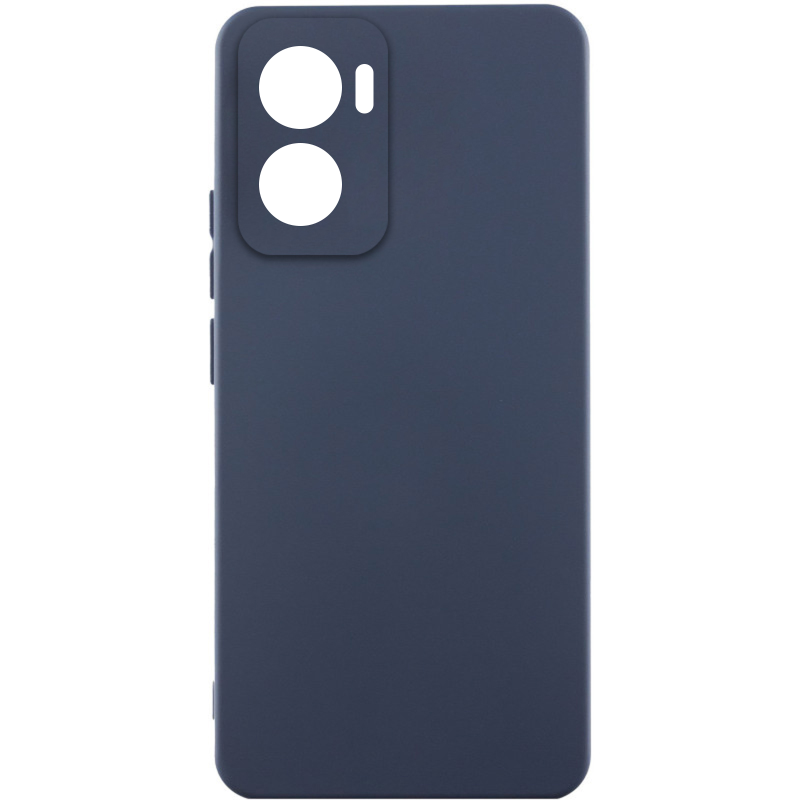 Чохол Silicone Cover Lakshmi Full Camera (AAA) для Motorola Moto G06, Темно-синій / Midnight blue, Силікон, купити оптом з доставкою