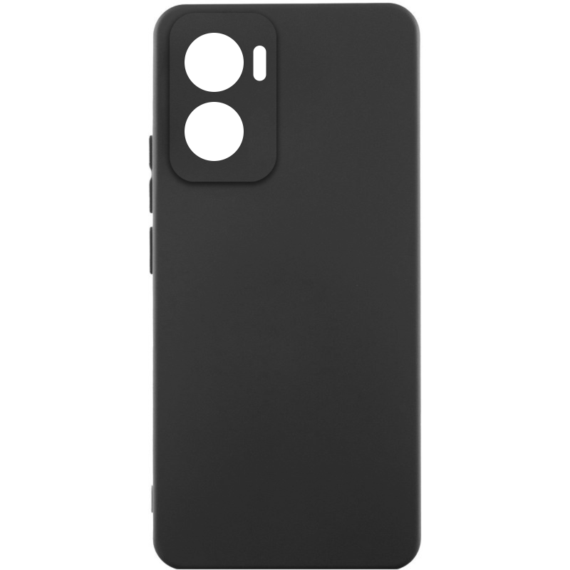 Чохол Silicone Cover Lakshmi Full Camera (AAA) для Motorola Moto G06, Чорний / Black, Силікон, купити оптом з доставкою