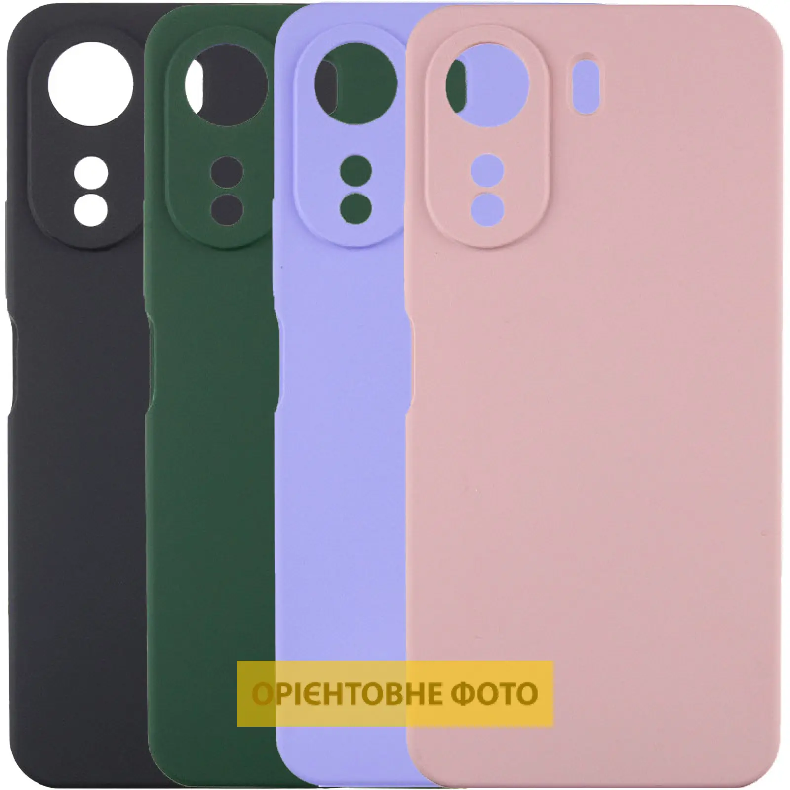 Чехол Silicone Cover Lakshmi Full Camera (AAA) для Xiaomi Redmi 15 (Global), Силикон, купить оптом с доставкой