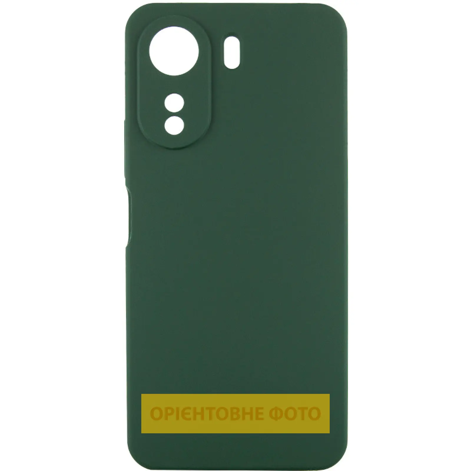 Чехол Silicone Cover Lakshmi Full Camera (AAA) для Xiaomi Redmi 15 (Global), Зеленый / Cyprus Green, Силикон, купить оптом с доставкой