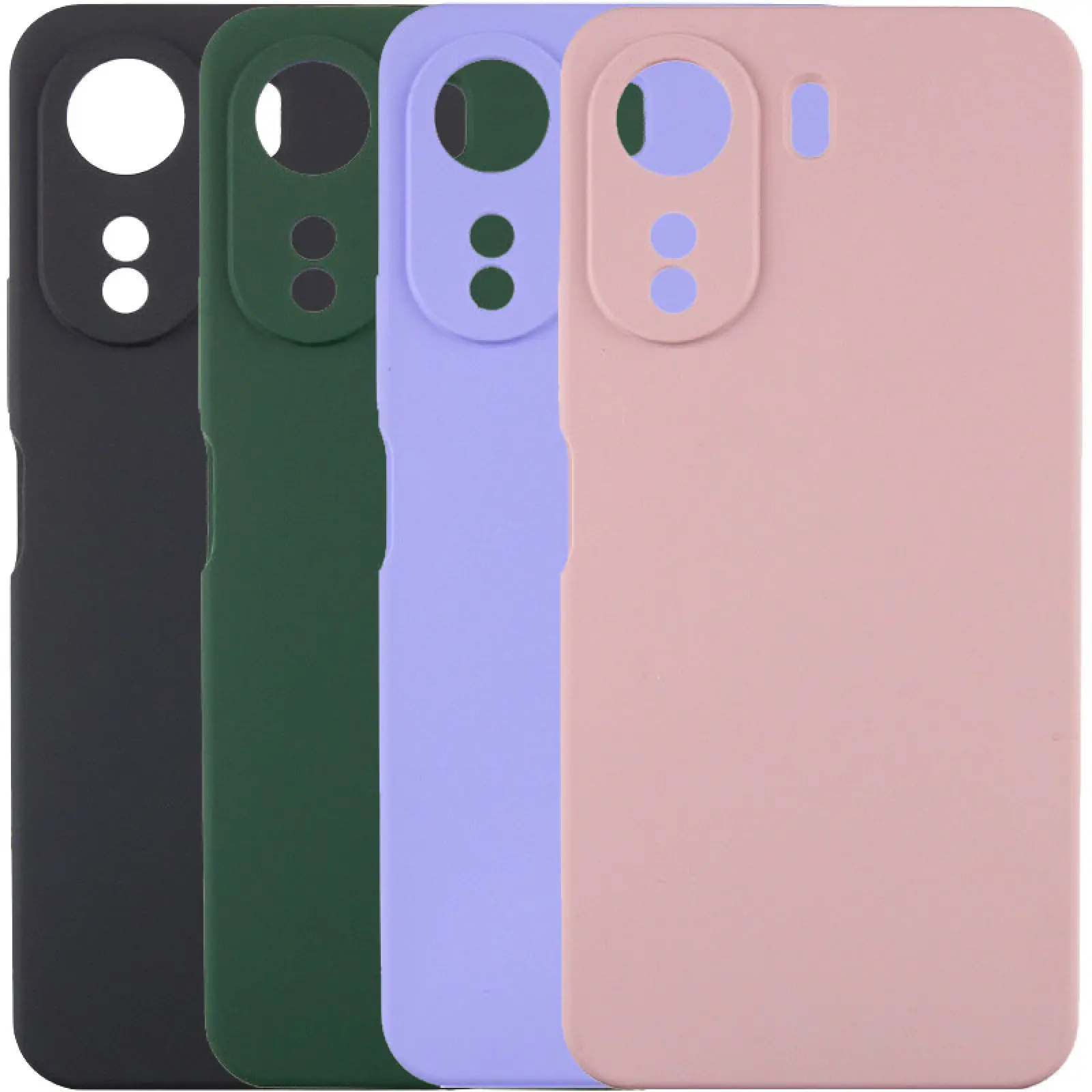 Чохол Silicone Cover Lakshmi Full Camera (AAA) для Xiaomi Redmi 15C (Global) / Poco C85 (Global), Силікон, купити оптом з доставкою