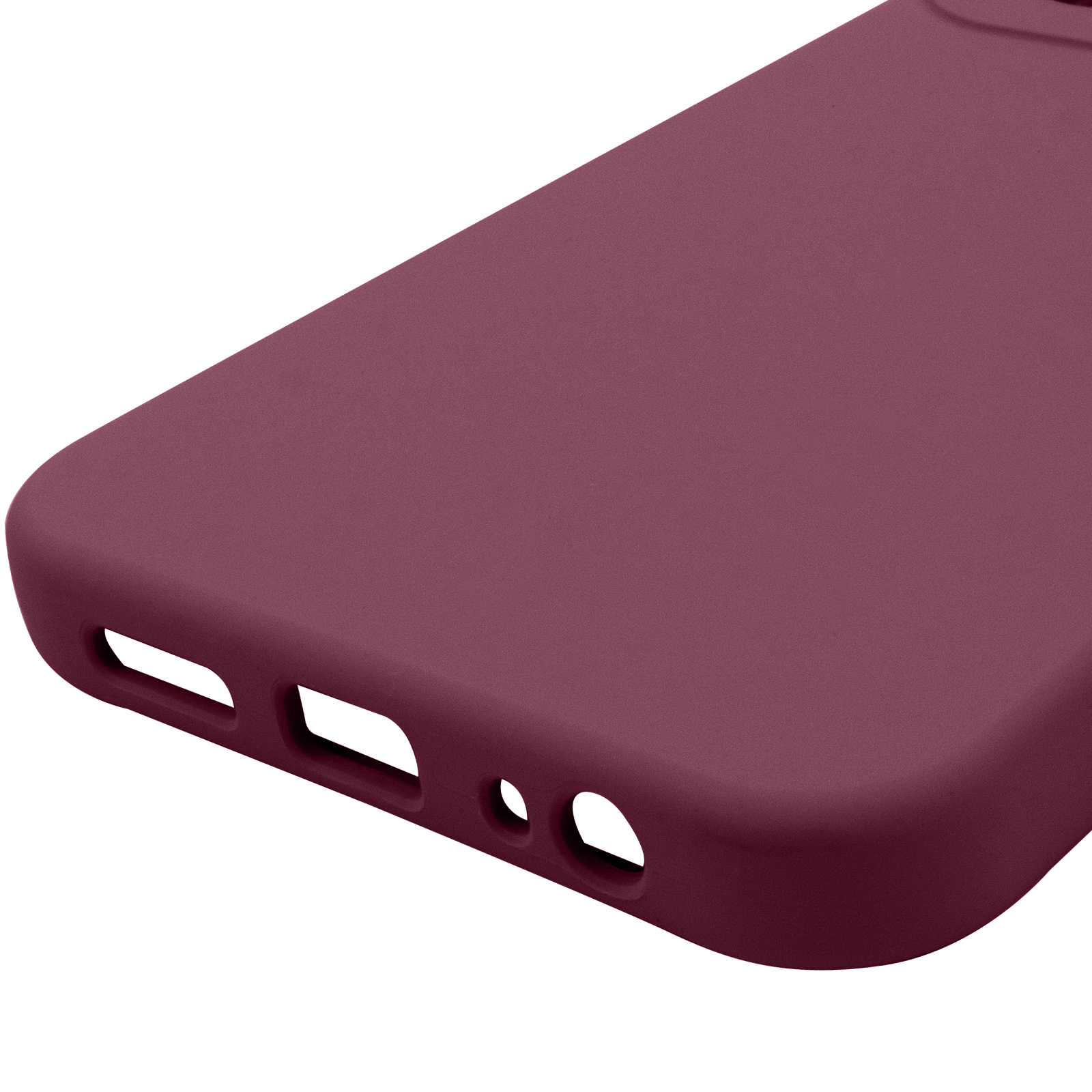 Чохол Silicone Cover Lakshmi Full Camera (AAA) для Xiaomi Redmi 15C (Global) / Poco C85 (Global), Бордовий / Plum 4, Силікон, купити оптом з доставкою