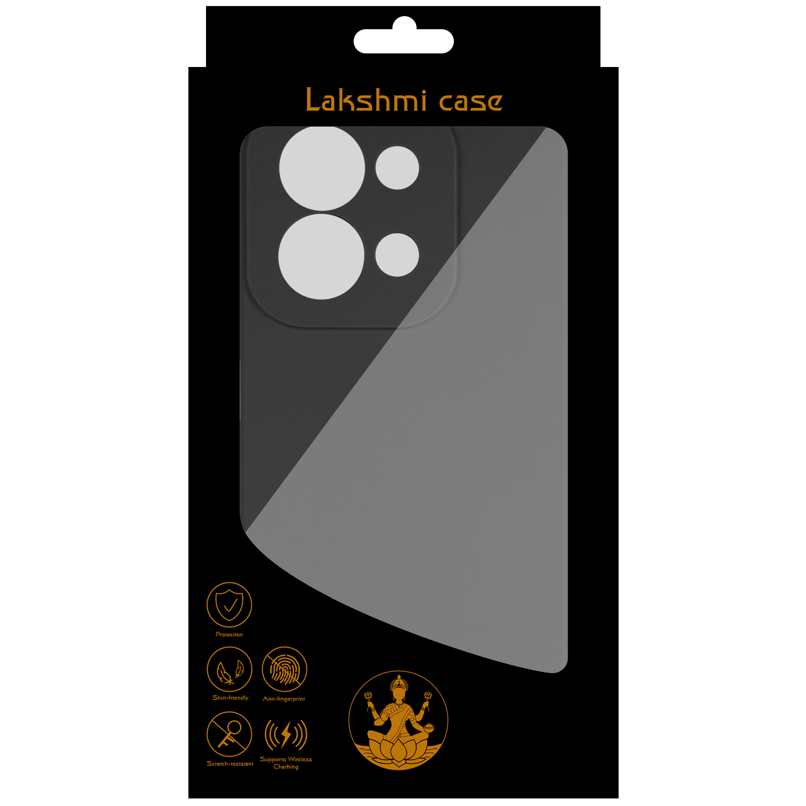 Чохол Silicone Cover Lakshmi Full Camera (AAA) для Xiaomi Redmi 15C (Global) / Poco C85 (Global), Чорний / Black 2, Силікон, купити оптом з доставкою