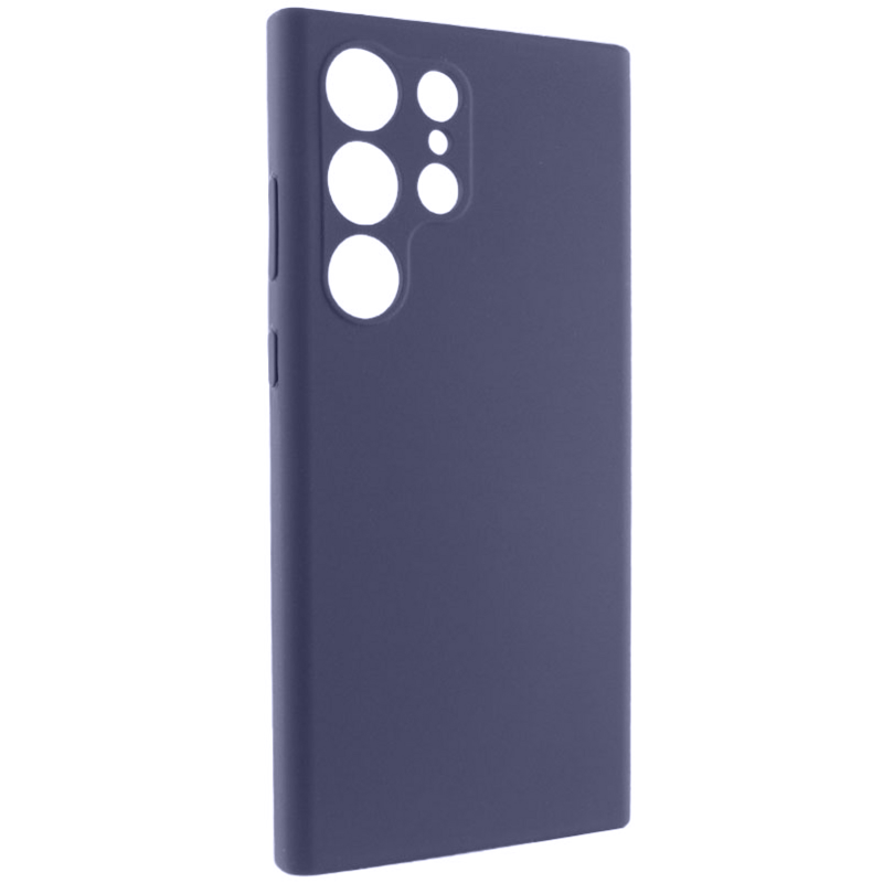 Чехол Silicone Cover Lakshmi Full Camera (AAA) для Samsung Galaxy S26 Ultra, Серый / Dark Gray, Силикон, купить оптом с доставкой