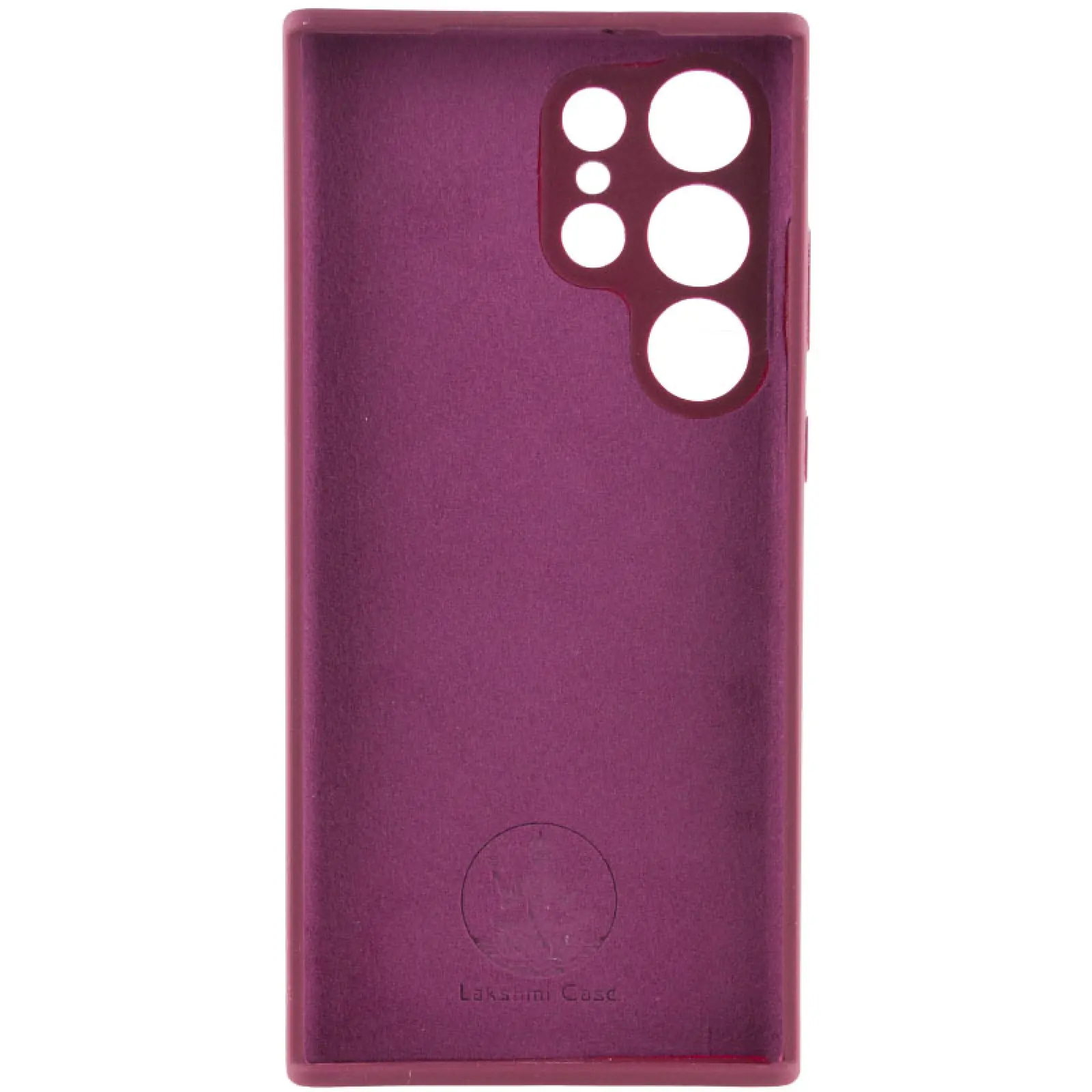 Чохол Silicone Cover Lakshmi Full Camera (AAA) для Samsung Galaxy S26 Ultra, Бордовий / Plum 2, Силікон, купити оптом з доставкою