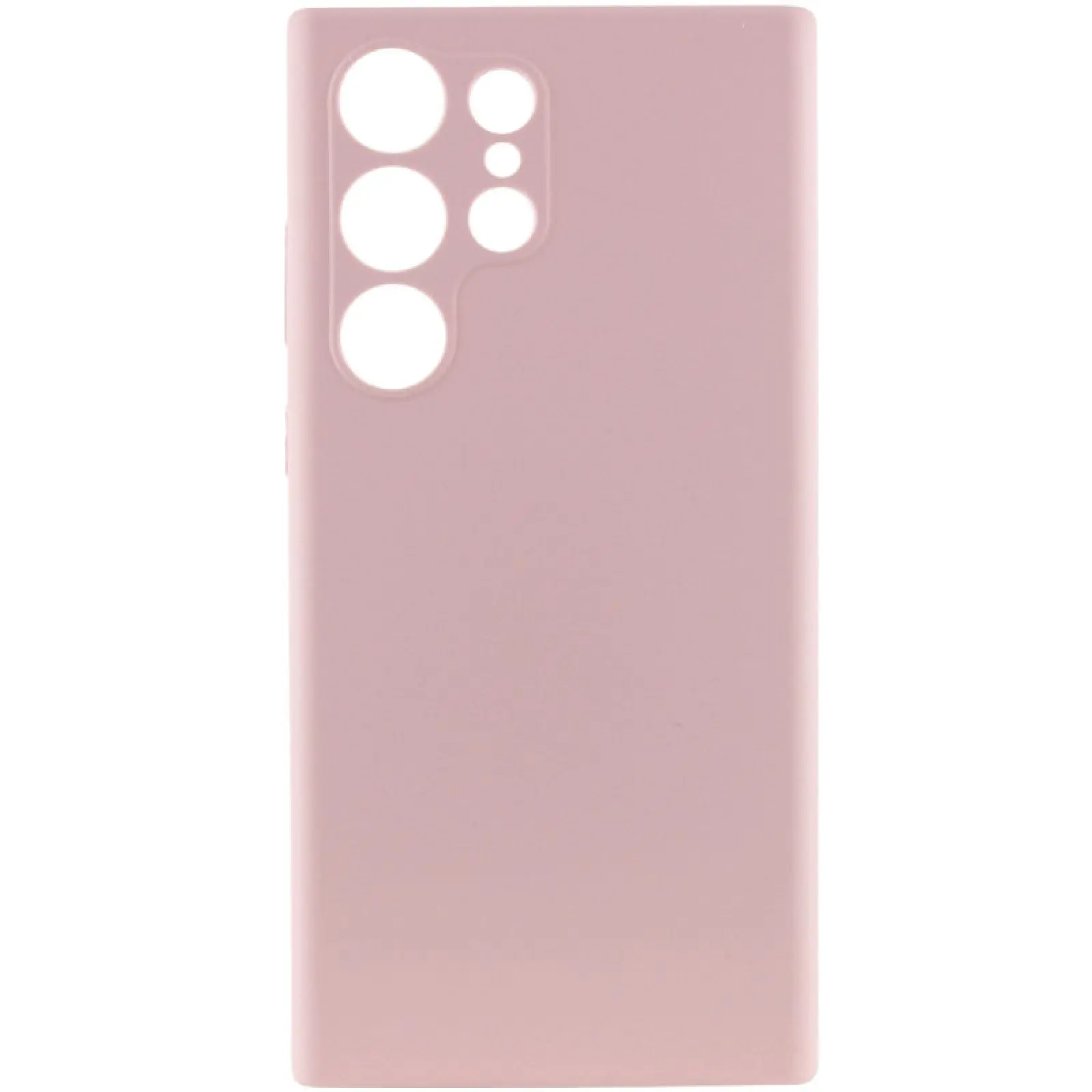 Чохол Silicone Cover Lakshmi Full Camera (AAA) для Samsung Galaxy S26 Ultra, Рожевий / Pink Sand, Силікон, купити оптом з доставкою