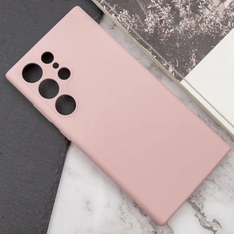 Чохол Silicone Cover Lakshmi Full Camera (AAA) для Samsung Galaxy S26 Ultra, Рожевий / Pink Sand 4, Силікон, купити оптом з доставкою