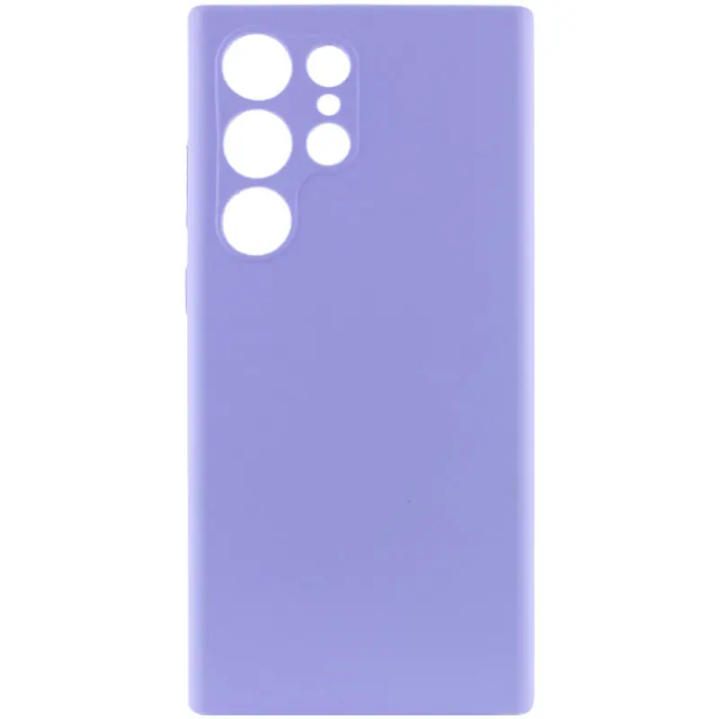 Чохол Silicone Cover Lakshmi Full Camera (AAA) для Samsung Galaxy S26 Ultra, Бузковий / Dasheen, Силікон, купити оптом з доставкою