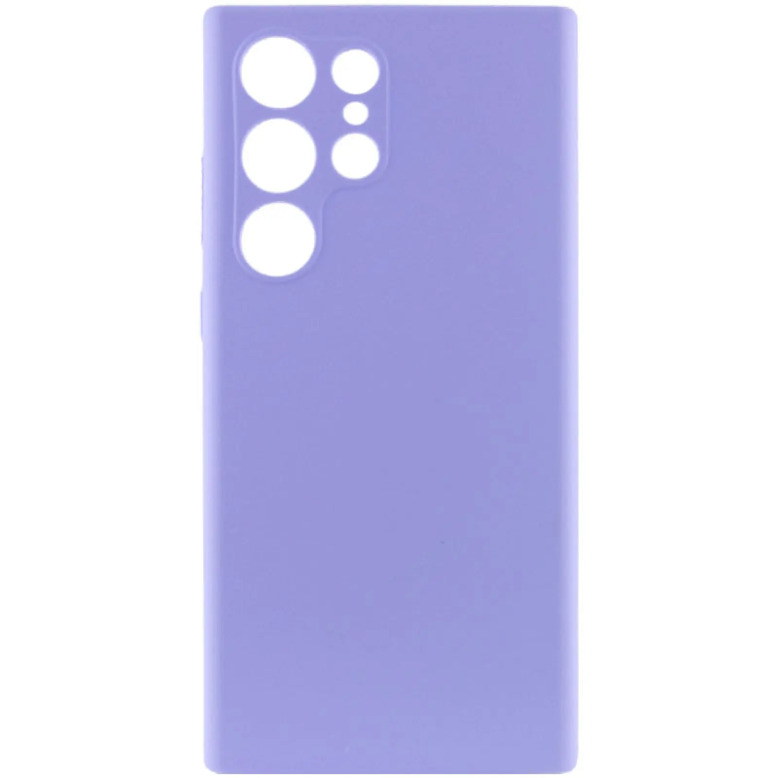 Чохол Silicone Cover Lakshmi Full Camera (AAA) для Samsung Galaxy S26 Ultra, Бузковий / Dasheen, Силікон, купити оптом з доставкою