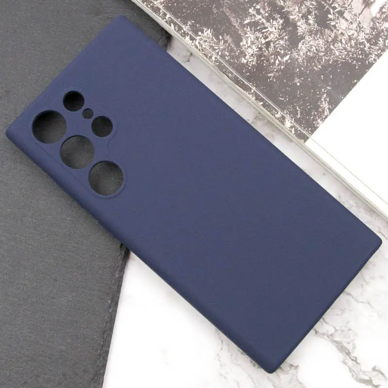 Чохол Silicone Cover Lakshmi Full Camera (AAA) для Samsung Galaxy S26 Ultra, Темно-синій / Midnight blue 4, Силікон, купити оптом з доставкою