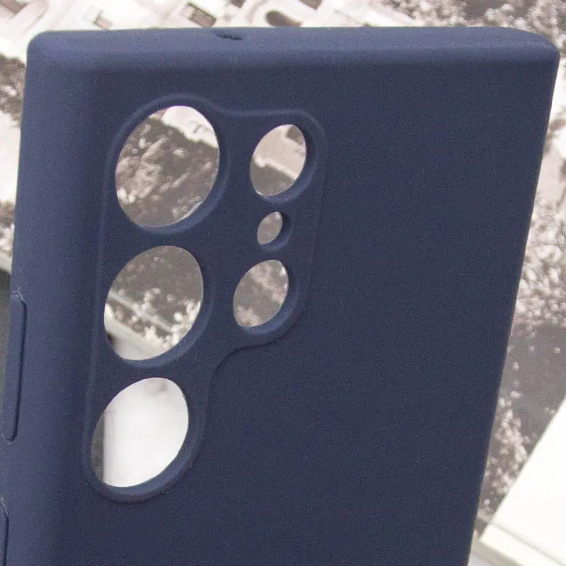 Чохол Silicone Cover Lakshmi Full Camera (AAA) для Samsung Galaxy S26 Ultra, Темно-синій / Midnight blue 5, Силікон, купити оптом з доставкою