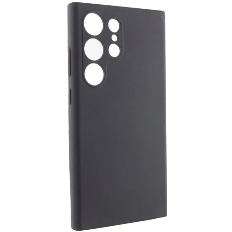 Чохол Silicone Cover Lakshmi Full Camera (AAA) для Samsung Galaxy S26 Ultra, Чорний / Black 1, Силікон, купити оптом з доставкою