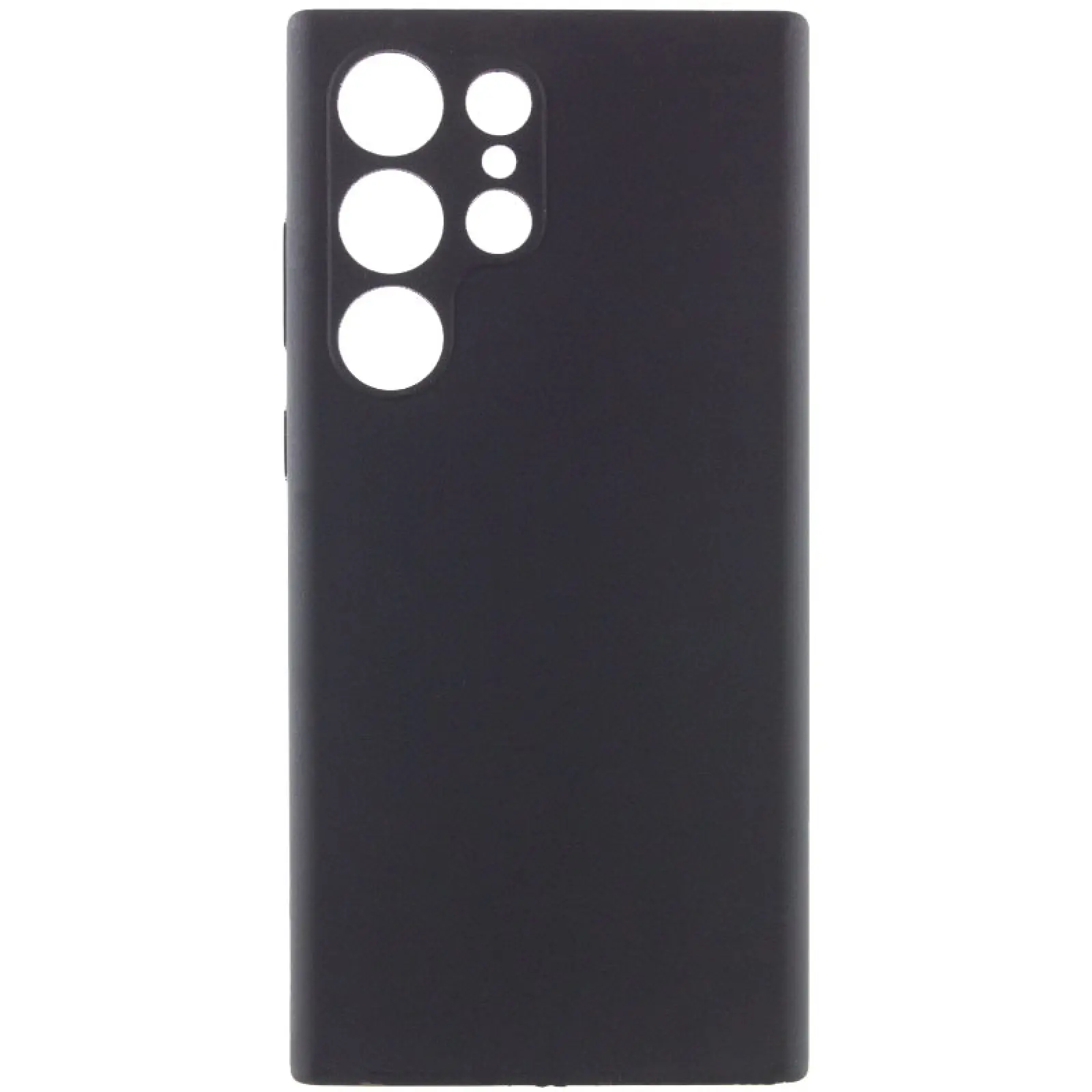 Чохол Silicone Cover Lakshmi Full Camera (AAA) для Samsung Galaxy S26 Ultra, Чорний / Black, Силікон, купити оптом з доставкою