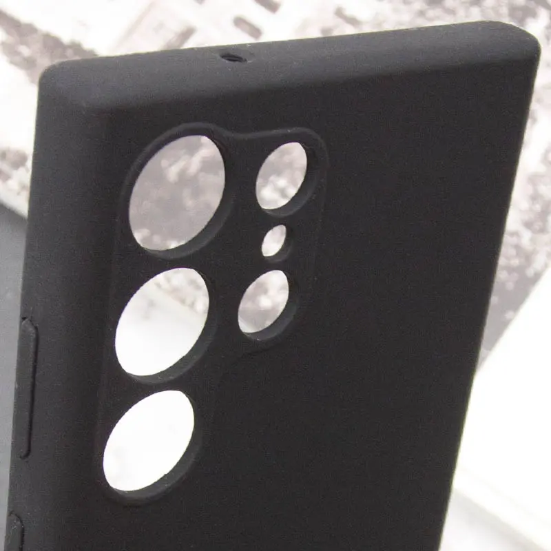 Чохол Silicone Cover Lakshmi Full Camera (AAA) для Samsung Galaxy S26 Ultra, Чорний / Black 5, Силікон, купити оптом з доставкою